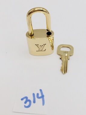 Authentic Louis Lock and key #314